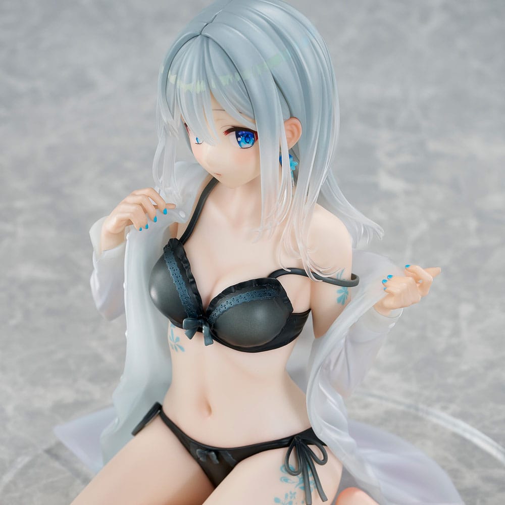 Original Character Estatua PVC 1/7 Silver-Haired Girl Sky Blue Morning Special Outfit Ver. by Fuumi Illustration 16 cm