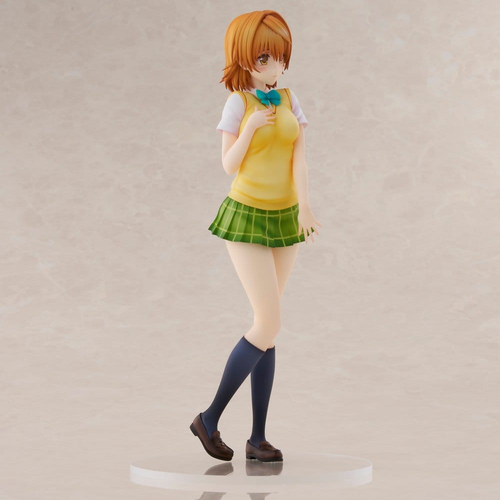 To Love-Ru Darkness School Uniform Series Figura PVC Riko Yuzaki 28 cm