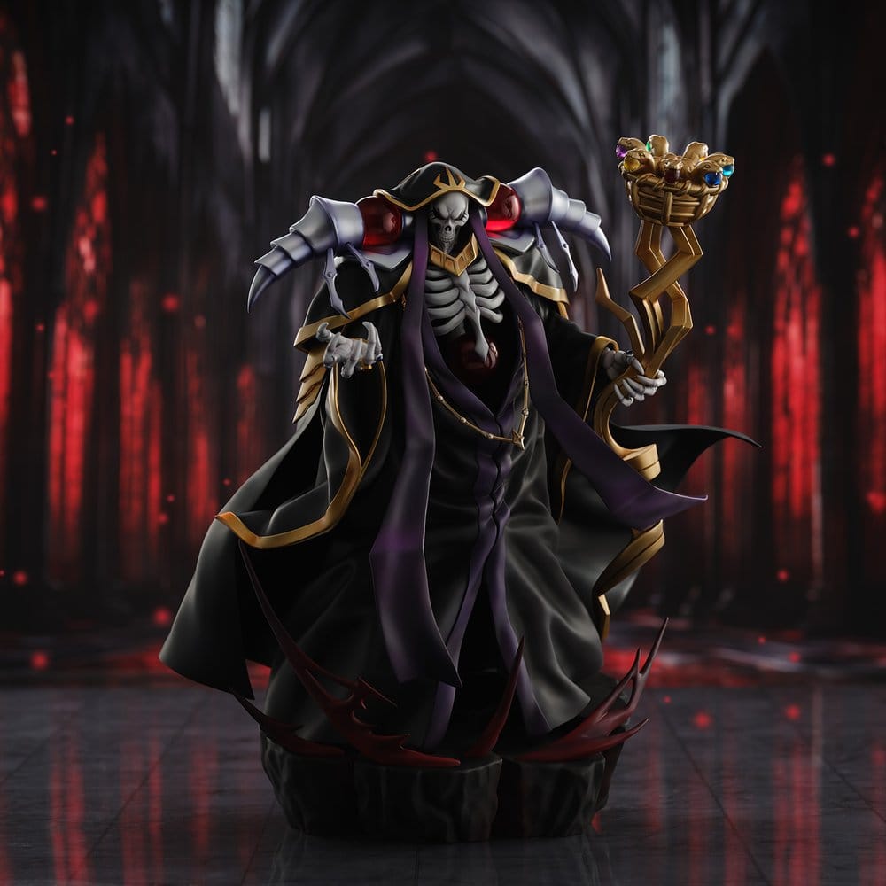 Overlord Figura PVC Ainz Ooal Gown 10th Anniversary so-bin Ver. 34 cm