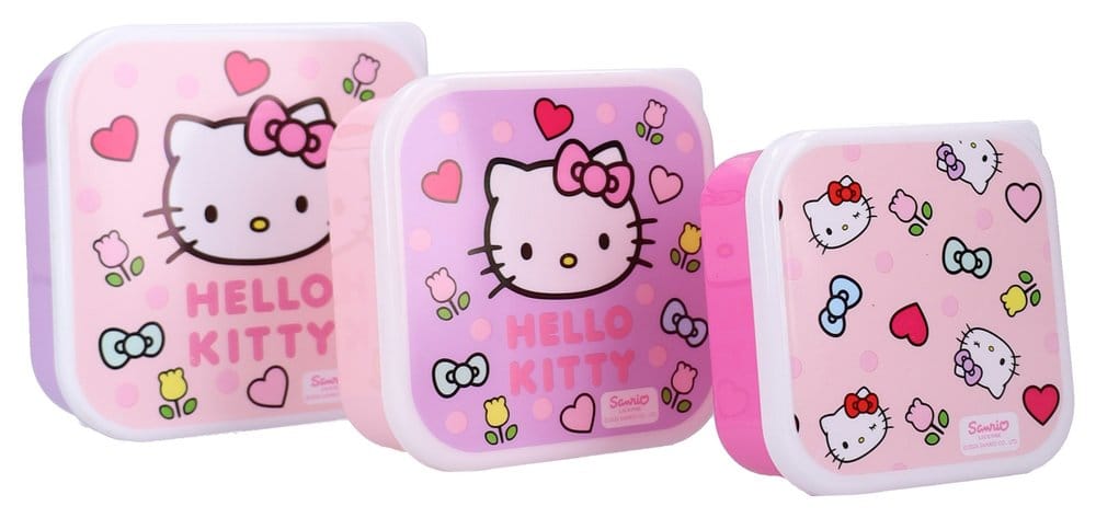 Hello Kitty Fiambrera Set Fresh Bites 12 cm Frikytopia