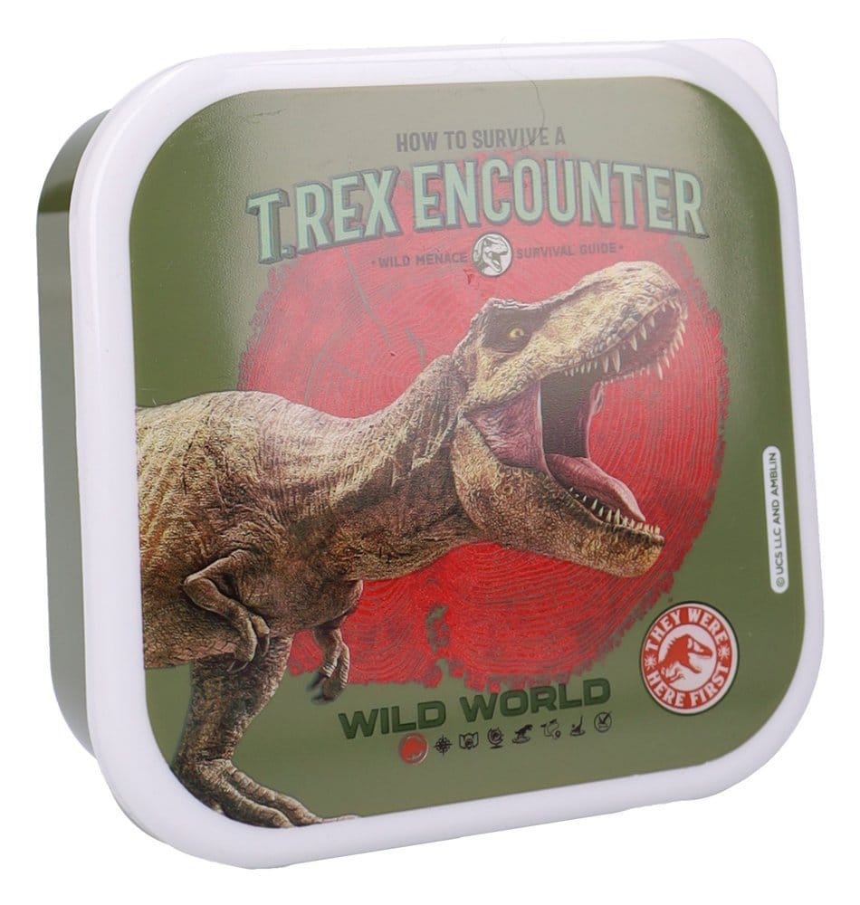 Jurassic World Fiambrera Set Fresh Bites 12 cm