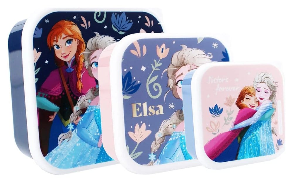 Frozen II Fiambrera Set Fresh Bites 12 cm Frikytopia
