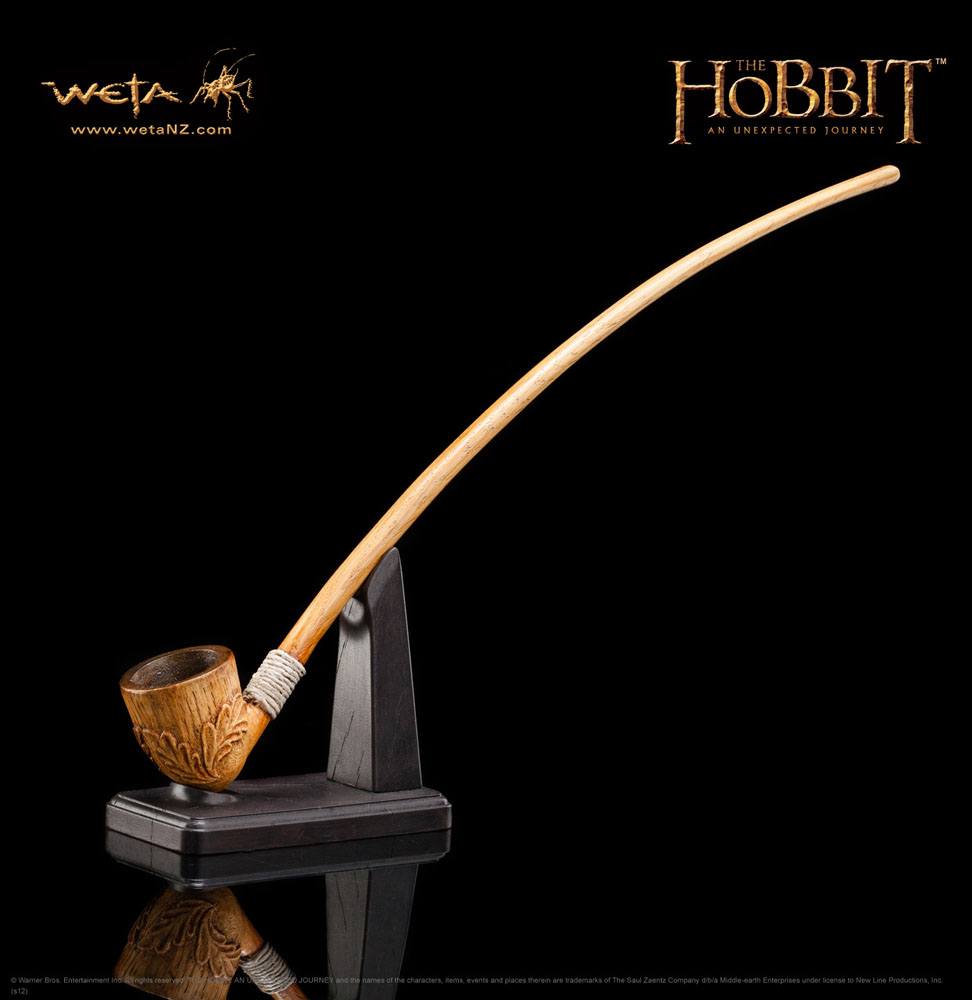 El Hobbit Un Viaje Inesperado Réplica 1/1 La Pipa de Bilbo Bolsón 35 cm Frikytopia