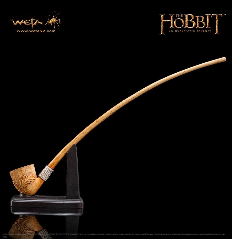 El Hobbit Un Viaje Inesperado Réplica 1/1 La Pipa de Bilbo Bolsón 35 cm
