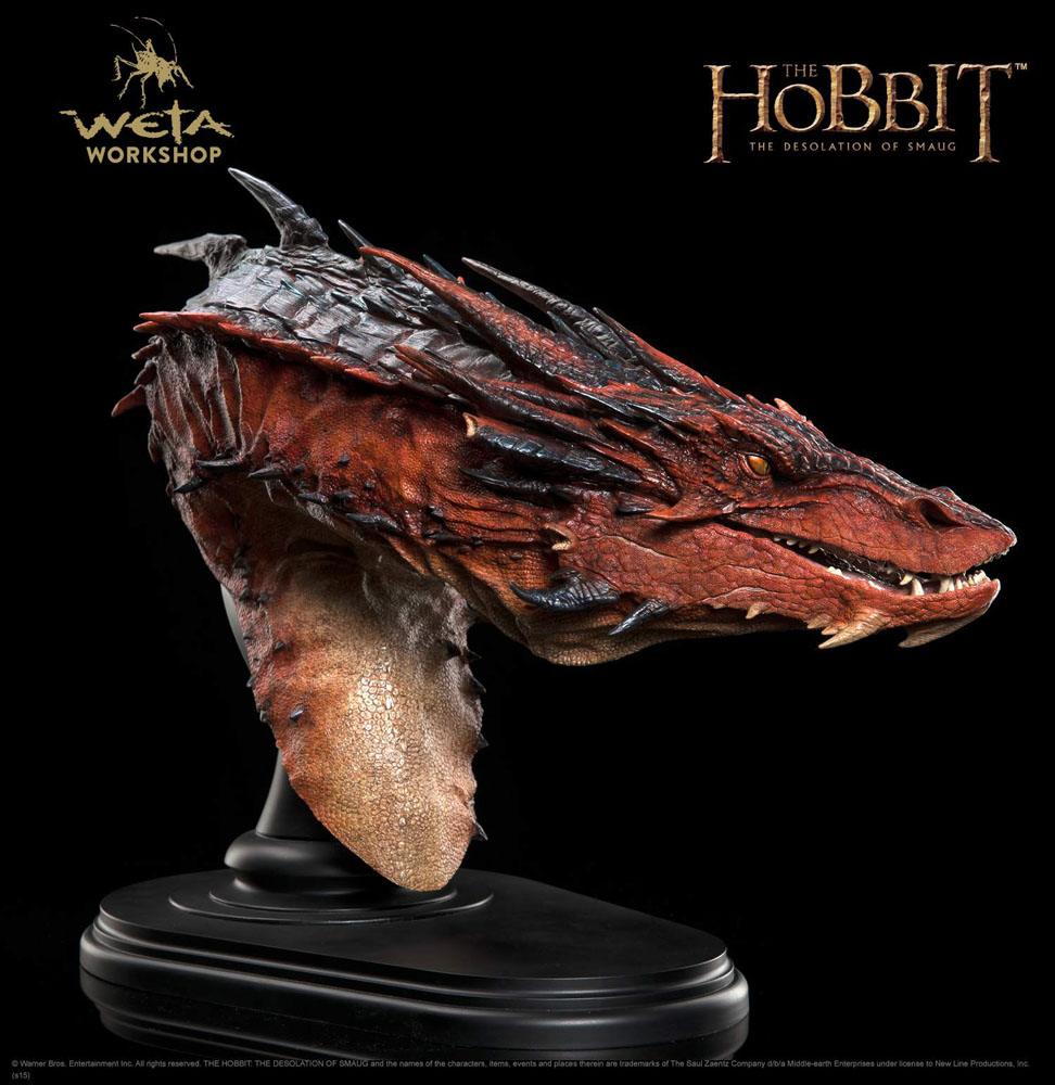 El Hobbit La desolación de Smaug Busto Smaug 36 cm Frikytopia