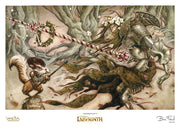 Dentro del laberinto Lámina The Knight Who Never Yields Edición Limitada 30 cm