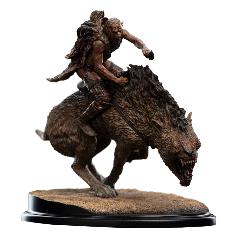 El Señor de los Anillos Estatua Sharkû on Warg 18 cm Frikytopia