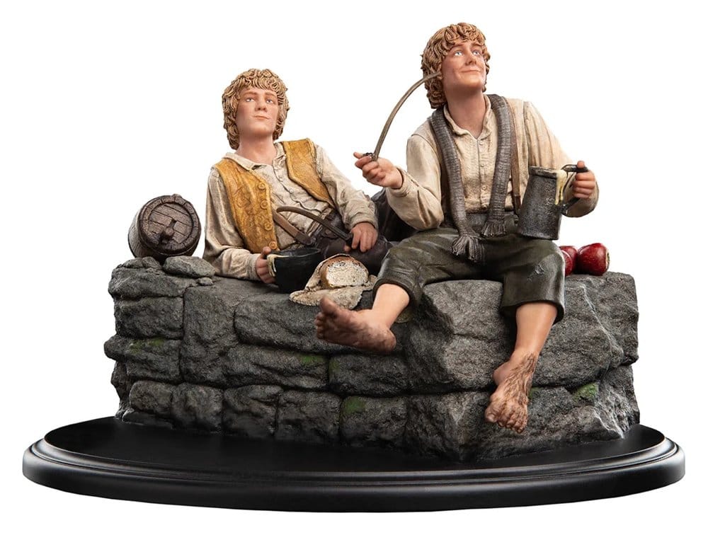 El Señor de los Anillos Estatua Merry y Pippin 12 cm Frikytopia