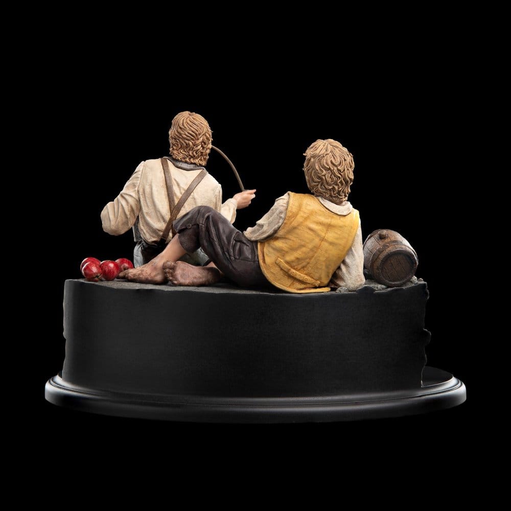 El Señor de los Anillos Estatua Merry y Pippin 12 cm