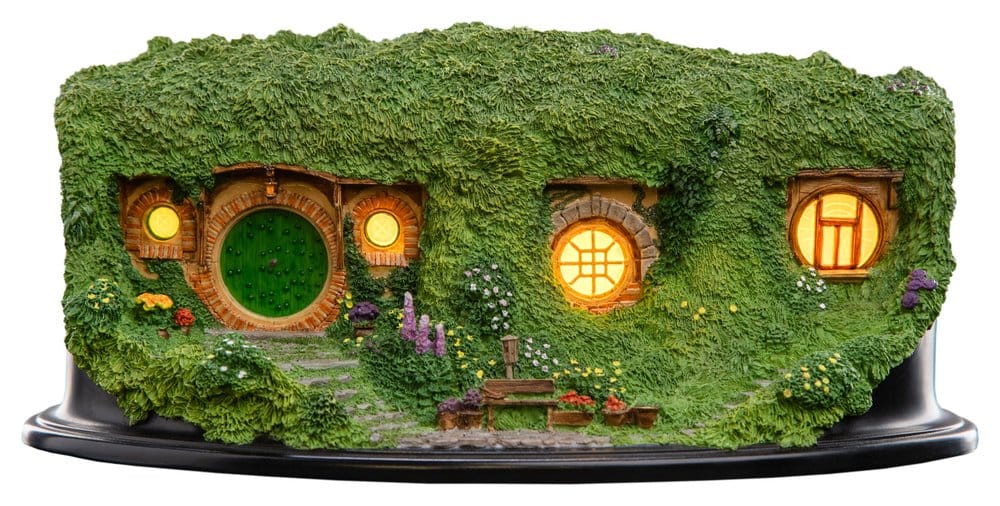 El Señor de los Anillos Entorno Hobbit Hole - Bag End - Illuminated Edition 7 cm Frikytopia