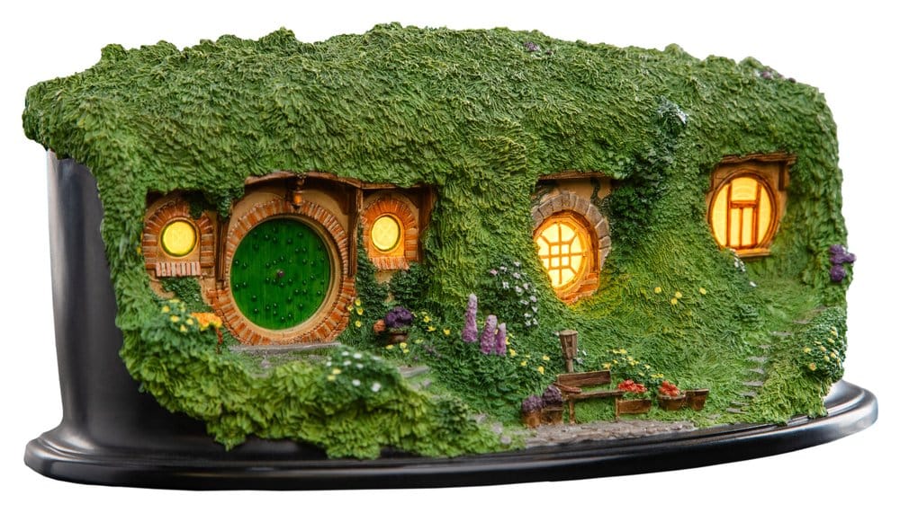 El Señor de los Anillos Entorno Hobbit Hole - Bag End - Illuminated Edition 7 cm