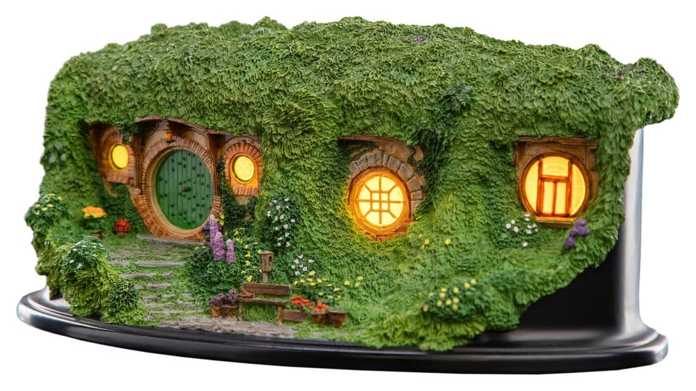 El Señor de los Anillos Entorno Hobbit Hole - Bag End - Illuminated Edition 7 cm