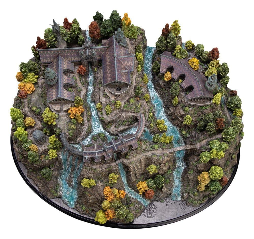 El Señor de los Anillos Entorno en Miniatura Rivendell 28 cm