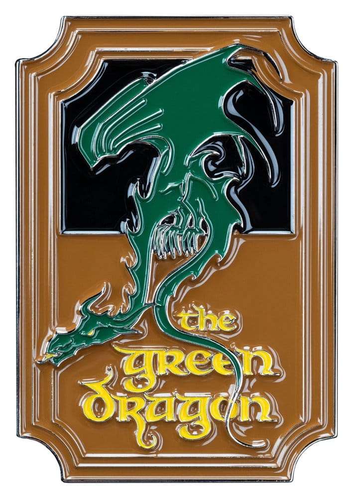 El Señor de los Anillos Imán The Green Dragon (Enamel) 7 cm Frikytopia