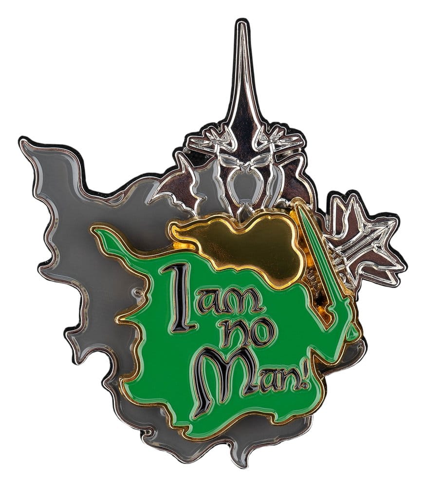 El Señor de los Anillos Pack de 2 Pins No Man can Kill Me & I Am No Man! 7 cm Frikytopia