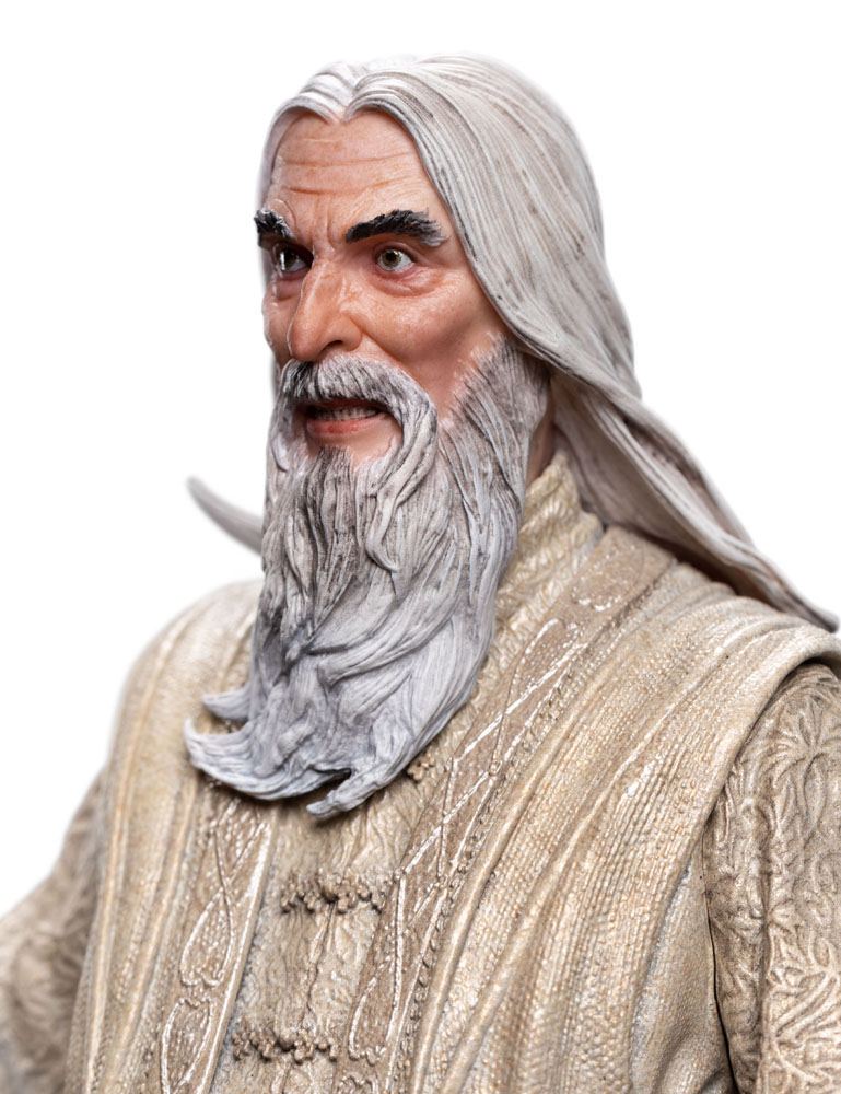 El Señor de los Anillos Figures of Fandom Estatua PVC Saruman the White 26 cm