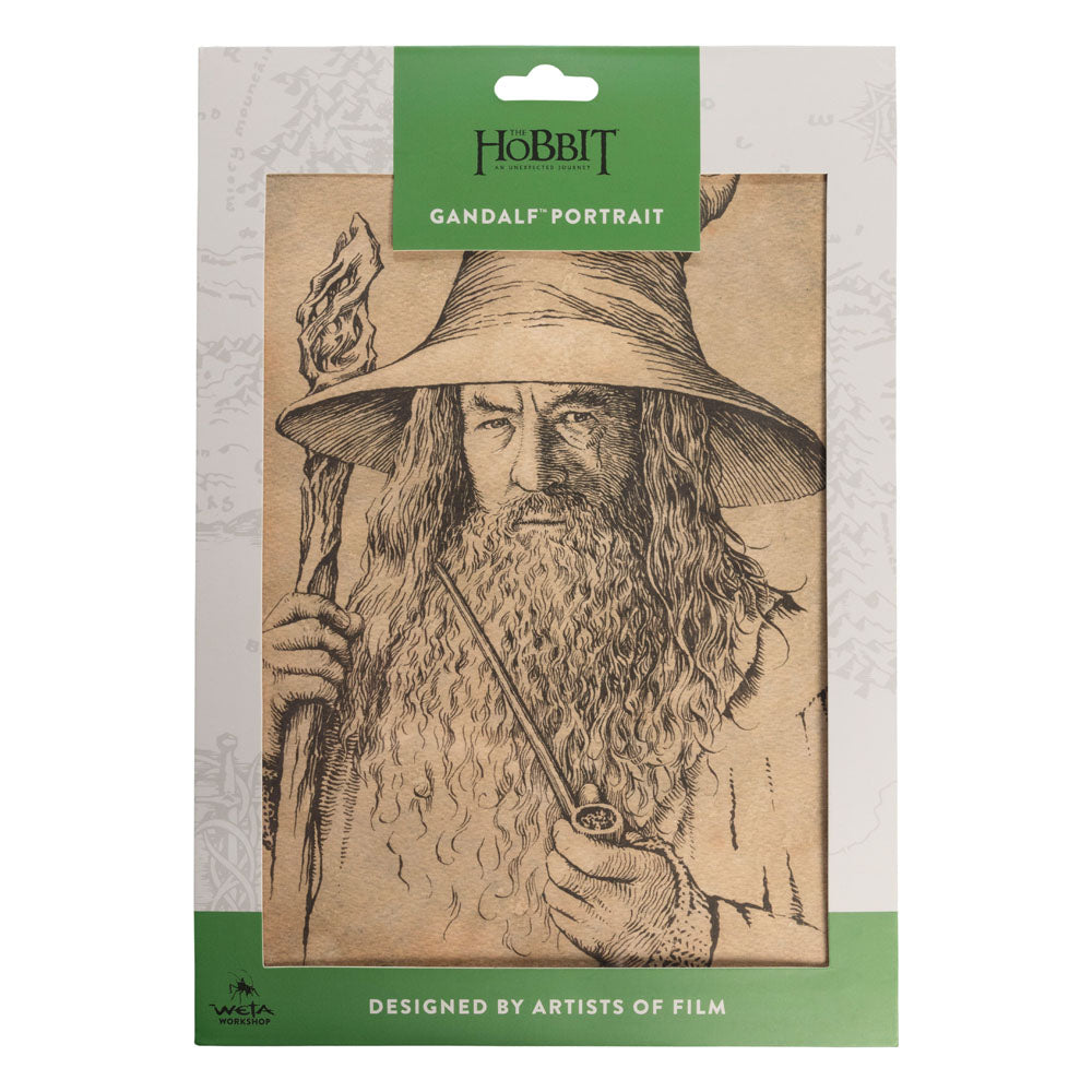 El Hobbit Litografia Portrait of Gandalf the Grey 21 x 28 cm