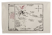 El hobbit Paños de cocina Thorins Map 72 cm