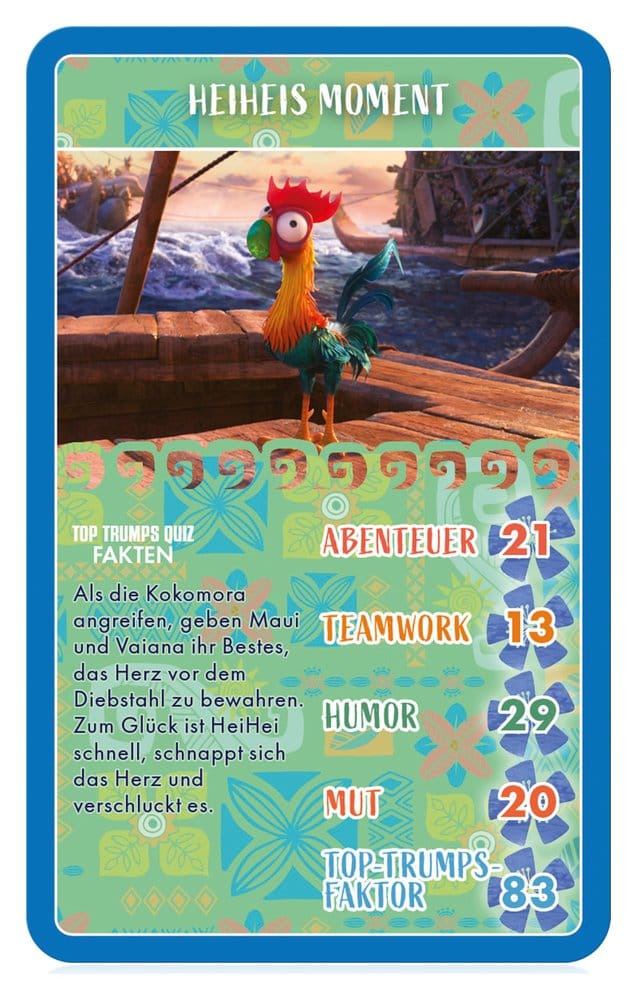 Vaiana Juego de cartas Top Trumps *Edición Alemana*