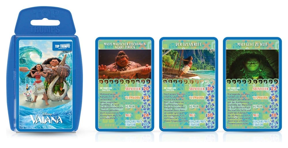 Vaiana Juego de cartas Top Trumps *Edición Alemana*