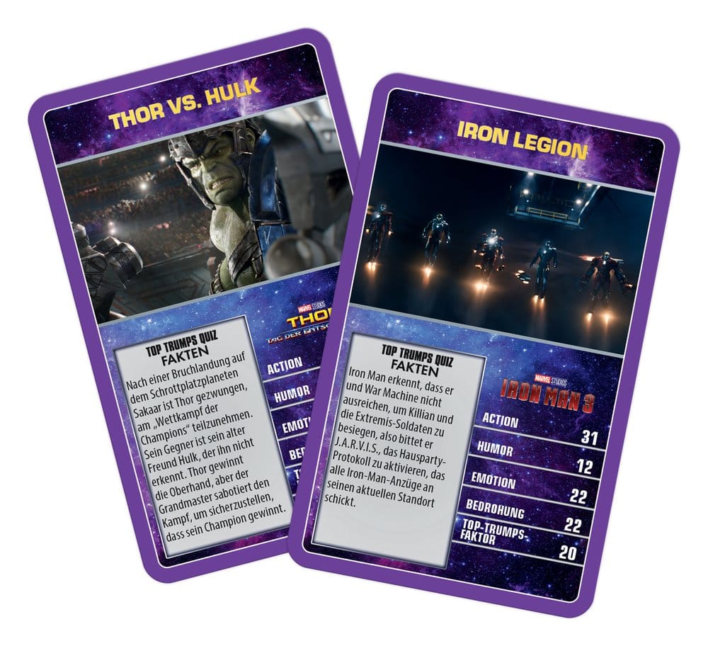Marvel Juego de cartas Top Trumps Collectables *Edición Alemana*