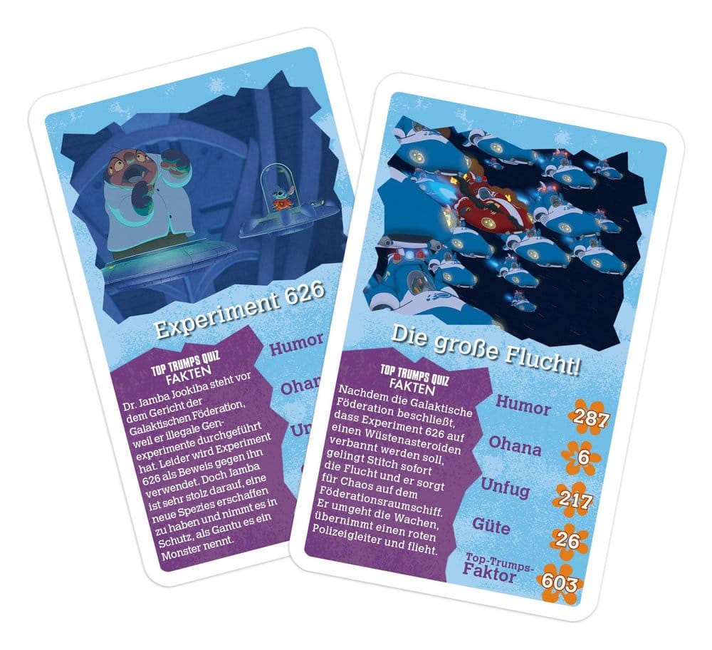 Lilo & Stitch Juego de cartas Top Trumps *Edición Alemana*