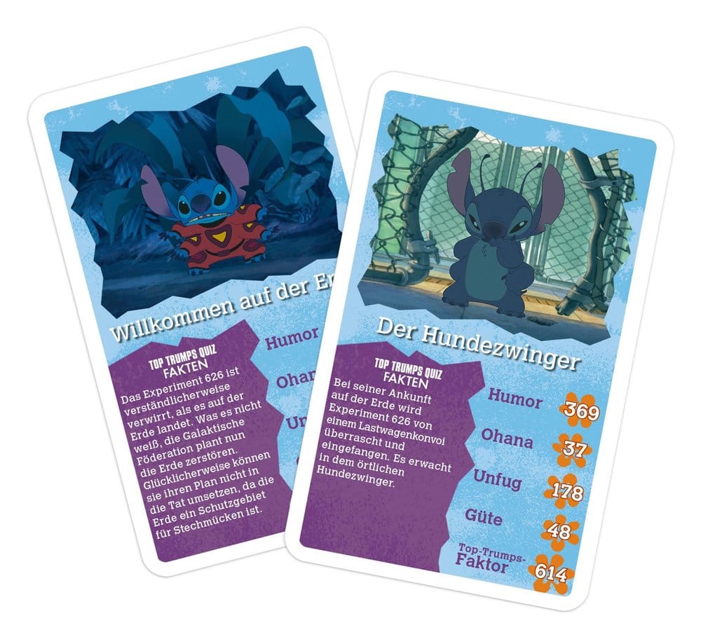 Lilo & Stitch Juego de cartas Top Trumps *Edición Alemana*