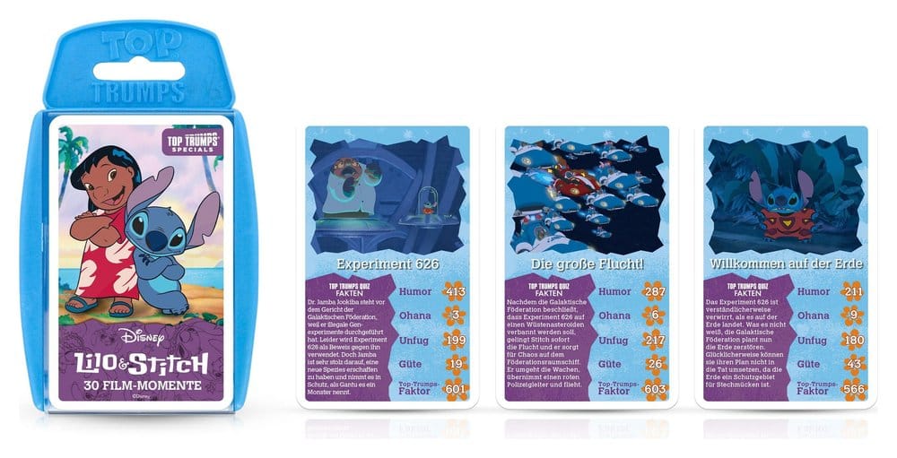 Lilo & Stitch Juego de cartas Top Trumps *Edición Alemana*