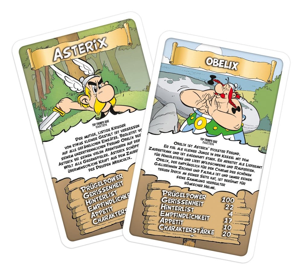 Asterix Juego de cartas Top Trumps *Edición Alemana*