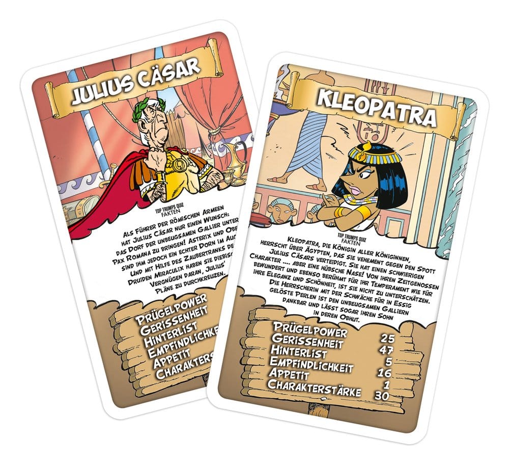 Asterix Juego de cartas Top Trumps *Edición Alemana*