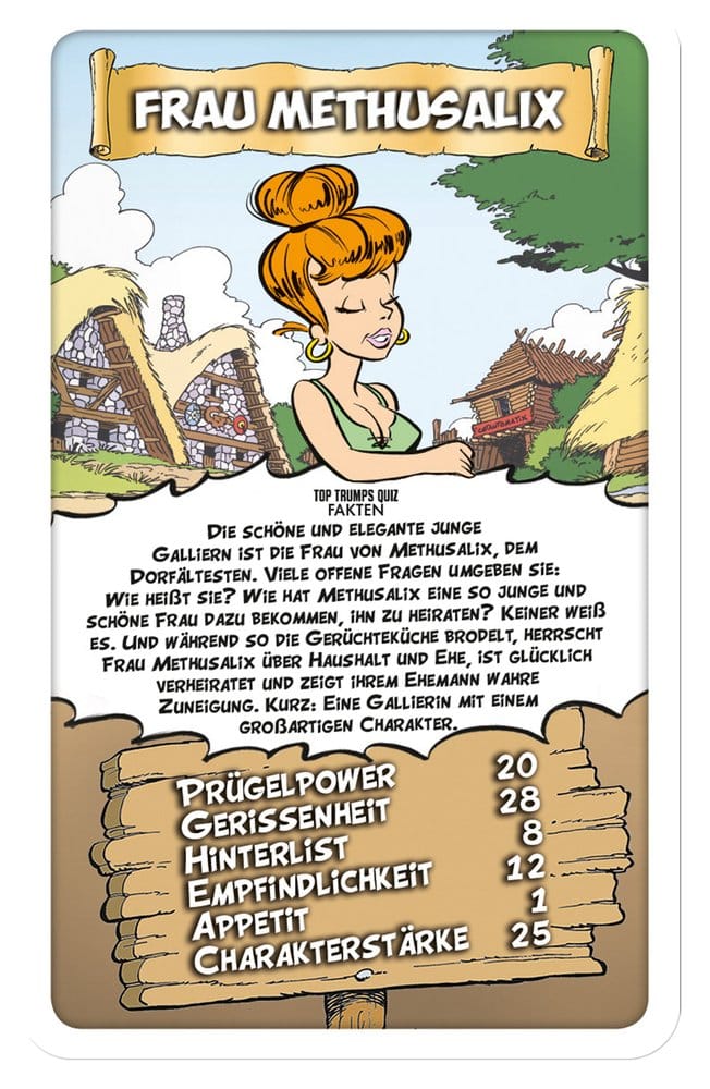 Asterix Juego de cartas Top Trumps *Edición Alemana*