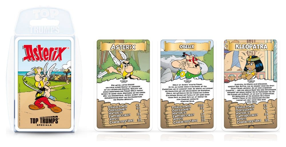 Asterix Juego de cartas Top Trumps *Edición Alemana*