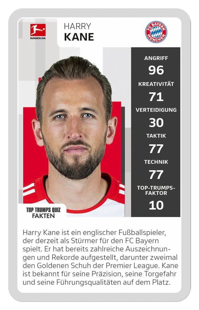 Bundesliga 2 Edition Juego de cartas Top Trumps Collectables *Edición Alemana*