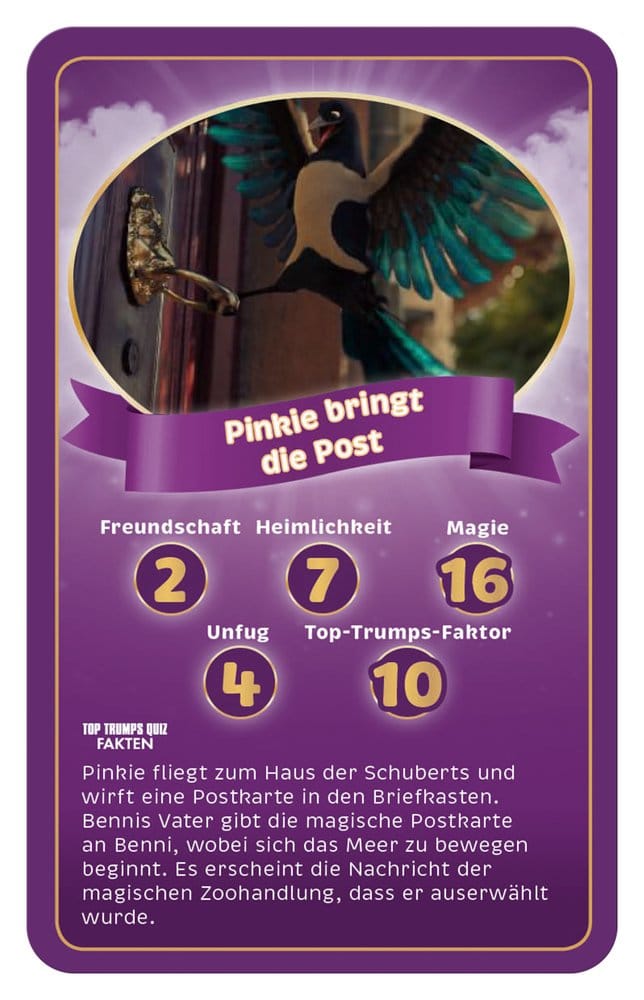 Die Schule der magischen Tiere Juego de cartas Top Trumps *Edición Alemana*