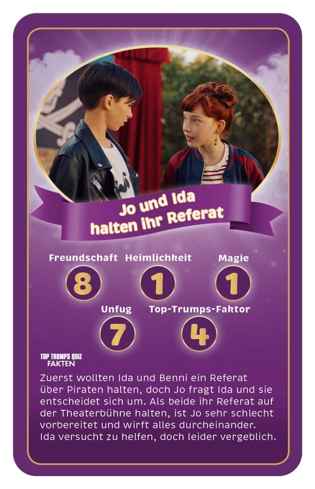 Die Schule der magischen Tiere Juego de cartas Top Trumps *Edición Alemana*