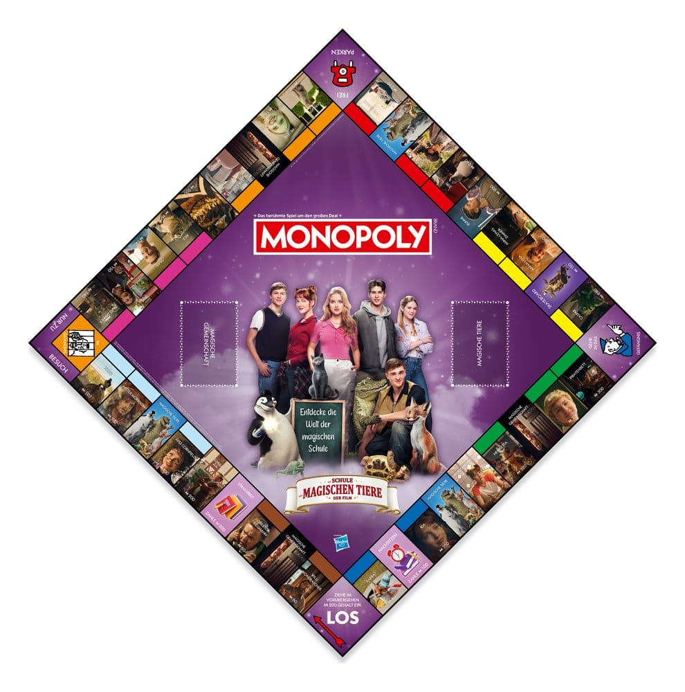 Monopoly Juego de mesa La escuela de los animales mágicos *Edición Alemán*