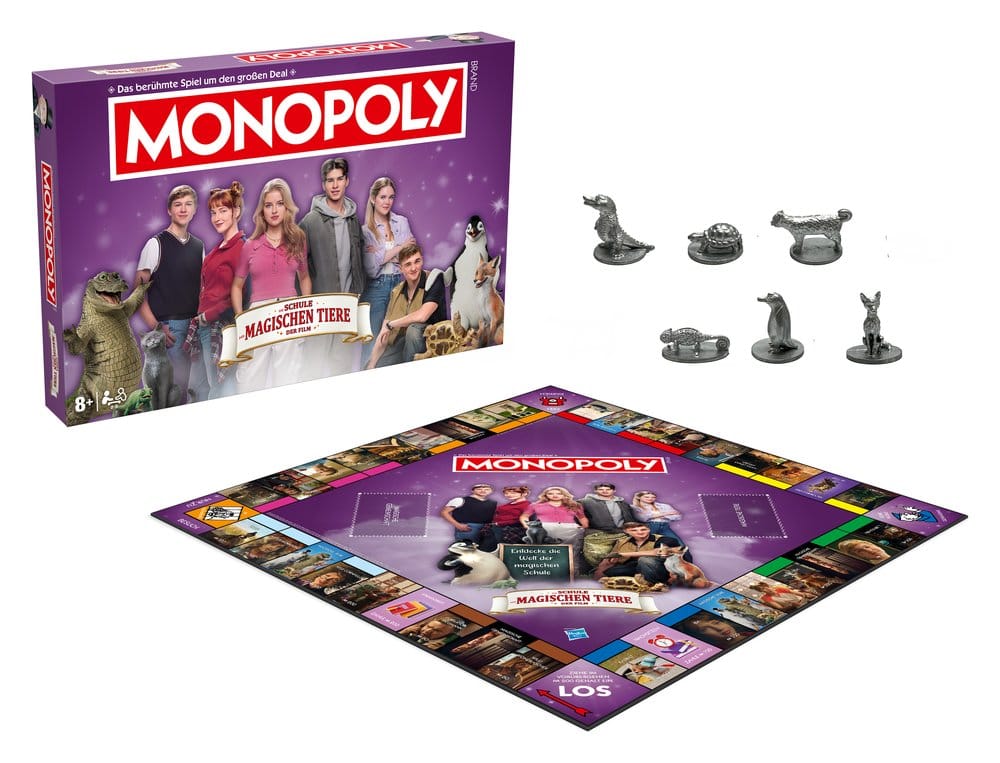 Monopoly Juego de mesa La escuela de los animales mágicos *Edición Alemán*