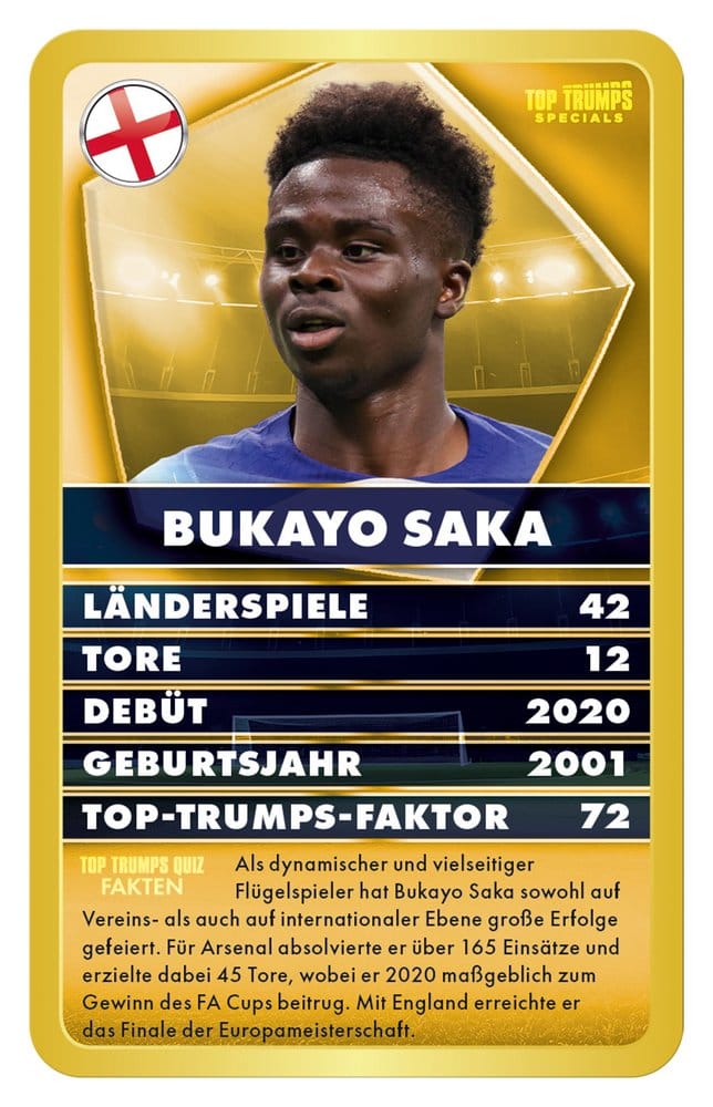 World Football Stars 6 Juego de cartas Top Trumps *Edición Alemana*