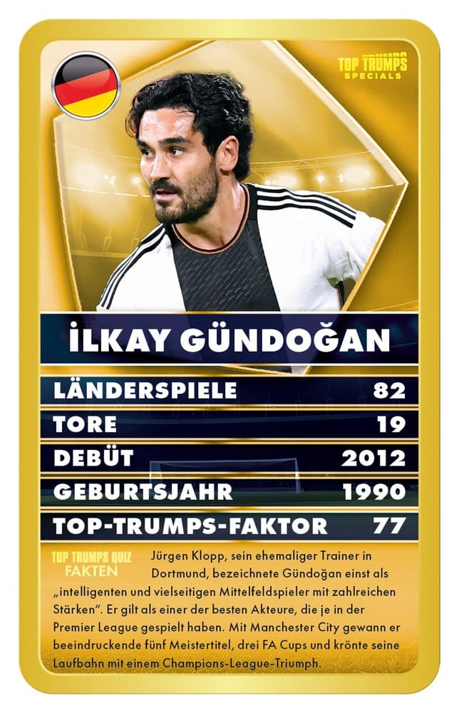 World Football Stars 6 Juego de cartas Top Trumps *Edición Alemana*