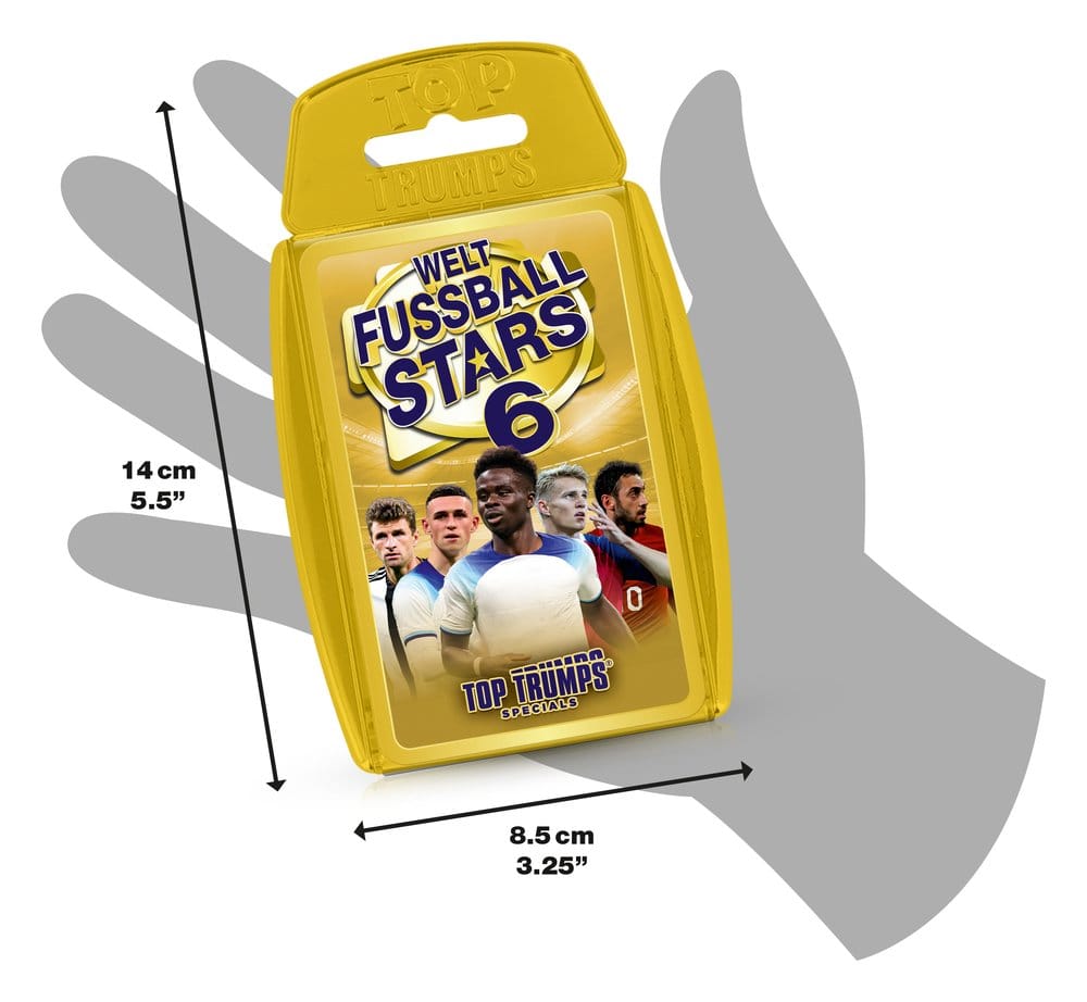World Football Stars 6 Juego de cartas Top Trumps *Edición Alemana*