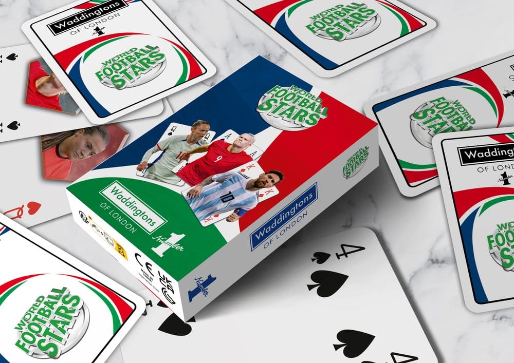 Estrellas del Fútbol Mundial No 1 Naipes *Edición Inglés*