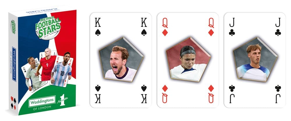 Estrellas del Fútbol Mundial No 1 Naipes *Edición Inglés*