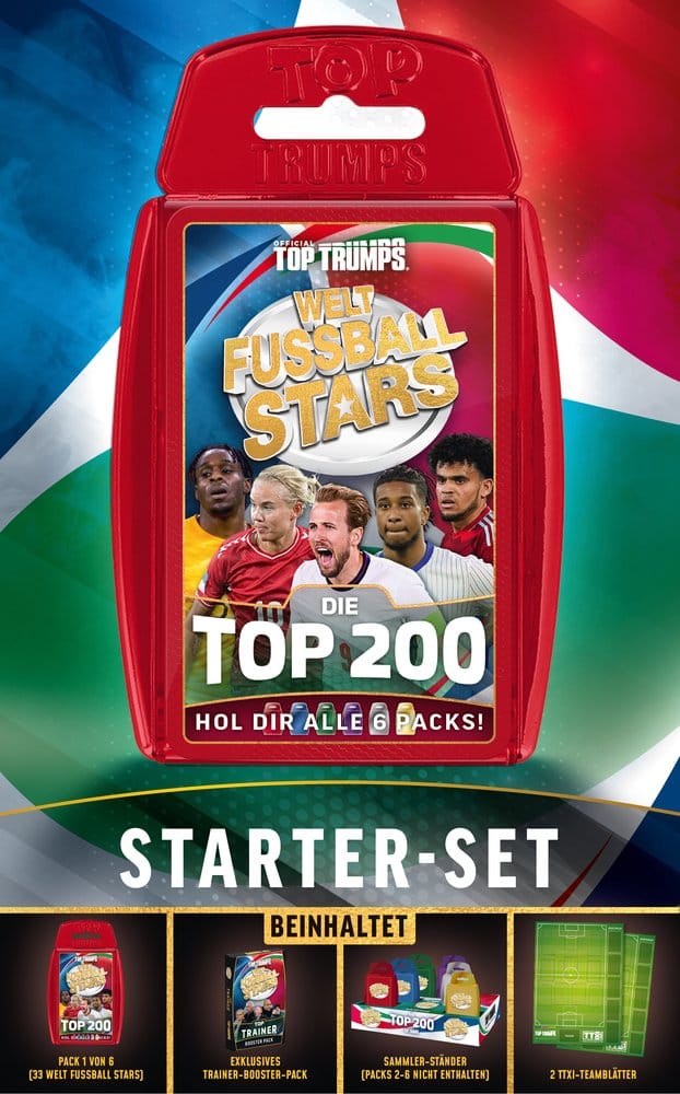 World Football Stars Juego de cartas 200 Starter Pack *Edición Alemana*