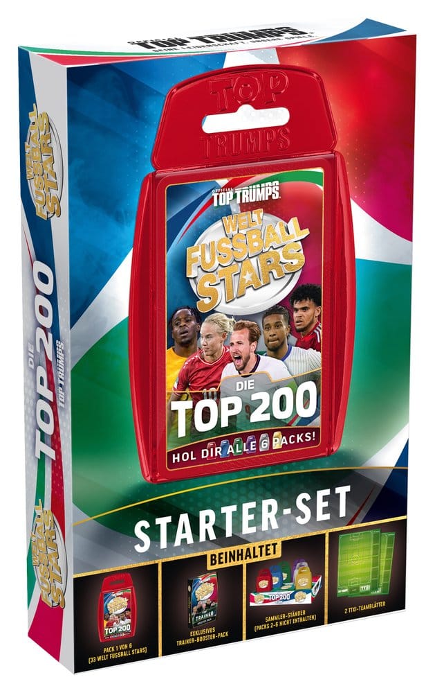 World Football Stars Juego de cartas 200 Starter Pack *Edición Alemana*