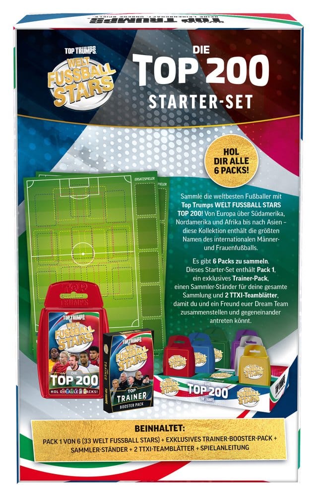 World Football Stars Juego de cartas 200 Starter Pack *Edición Alemana*