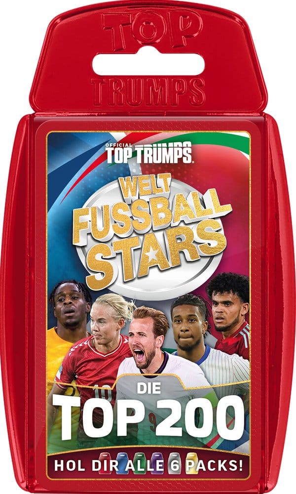 World Football Stars Juego de cartas 200 Pack 1 *Edición Alemana*
