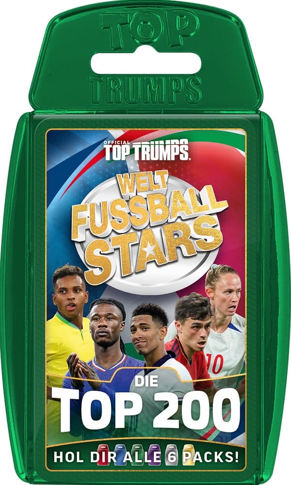World Football Stars Juego de cartas 200 Pack 3 *Edición Alemana* Frikytopia