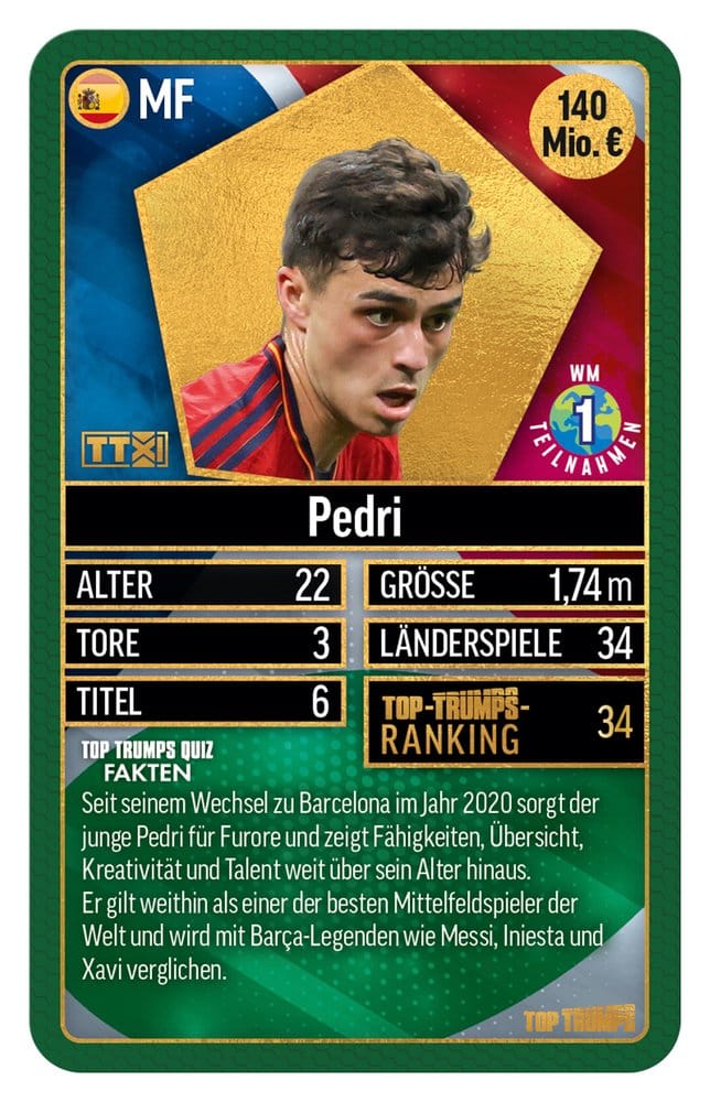 World Football Stars Juego de cartas 200 Pack 3 *Edición Alemana*