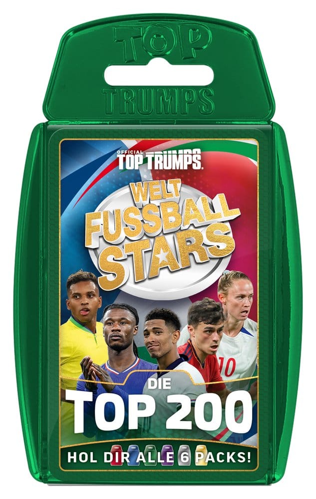World Football Stars Juego de cartas 200 Pack 3 *Edición Alemana*