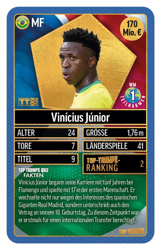 World Football Stars Juego de cartas 200 Pack 2 *Edición Alemana*